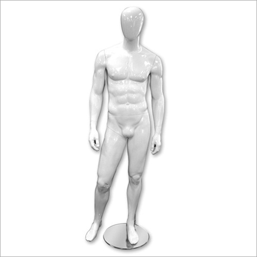 Mens Glossy Mannequins - Durable Plastic, Various Sizes and Postures, High Tearing Strength, Elegant Design