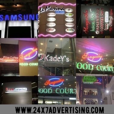 Backlight Glow Sign Board