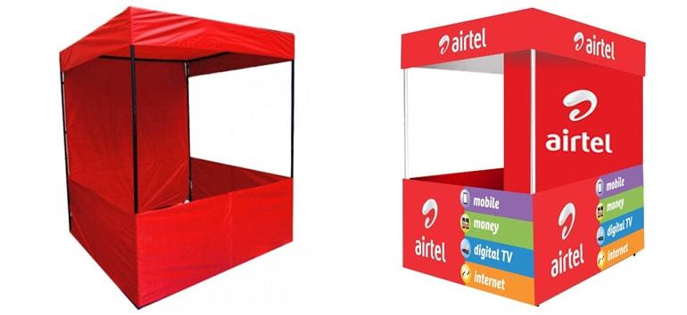 Folding Canopy Size: 6*6*7and 4*4*7