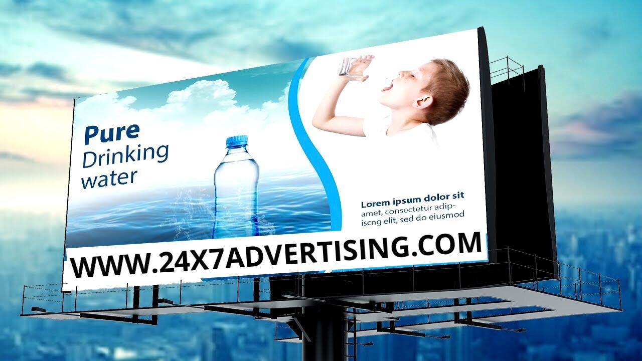 Outdoor Billboard - Flex Material, Custom Sizes Available, Durable Design, Eye-captivating Appearance With Shiny Surface Finish, Superior Color Fastness