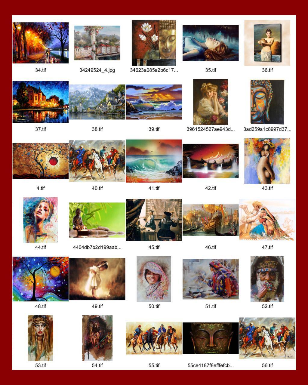 Monsoon Digital Wall Painting - Canvas Material, Custom Size Available, Multi-color Vibrant Designs, Durable Art Masterpieces