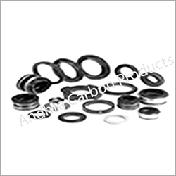 Carbon Mechanical Seal Ring - Carbon Material, Customized Size, Black Color - Round Shape, Ideal for Industrial Applications