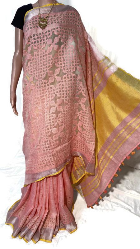 Party Wear Silk Border Saree
