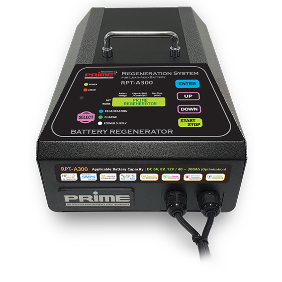 Rpt-a300 - 33x48x28 Cm, 7.8 Kg | 3-in-1 Universal Regenerator For 6v-12v Lead-acid Batteries, Superior Regeneration Performance