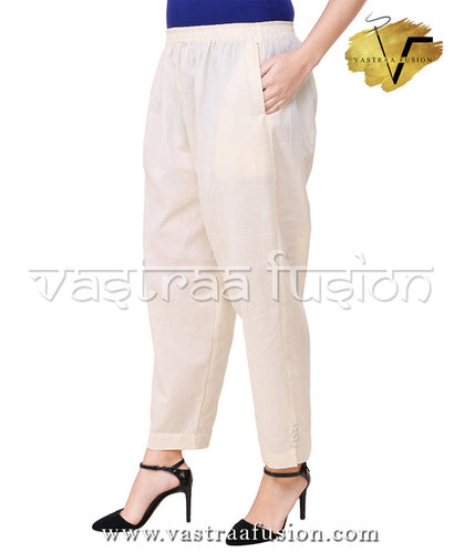 ऑल लेडीज़ एंकल लेंथ कॉटन पैंट