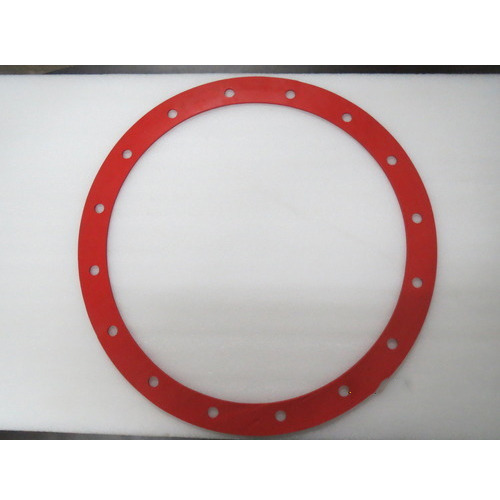 Red Silicone Rubber Gaskets - Durable Heat-Resistant Material , Flexible Design for Secure Sealing