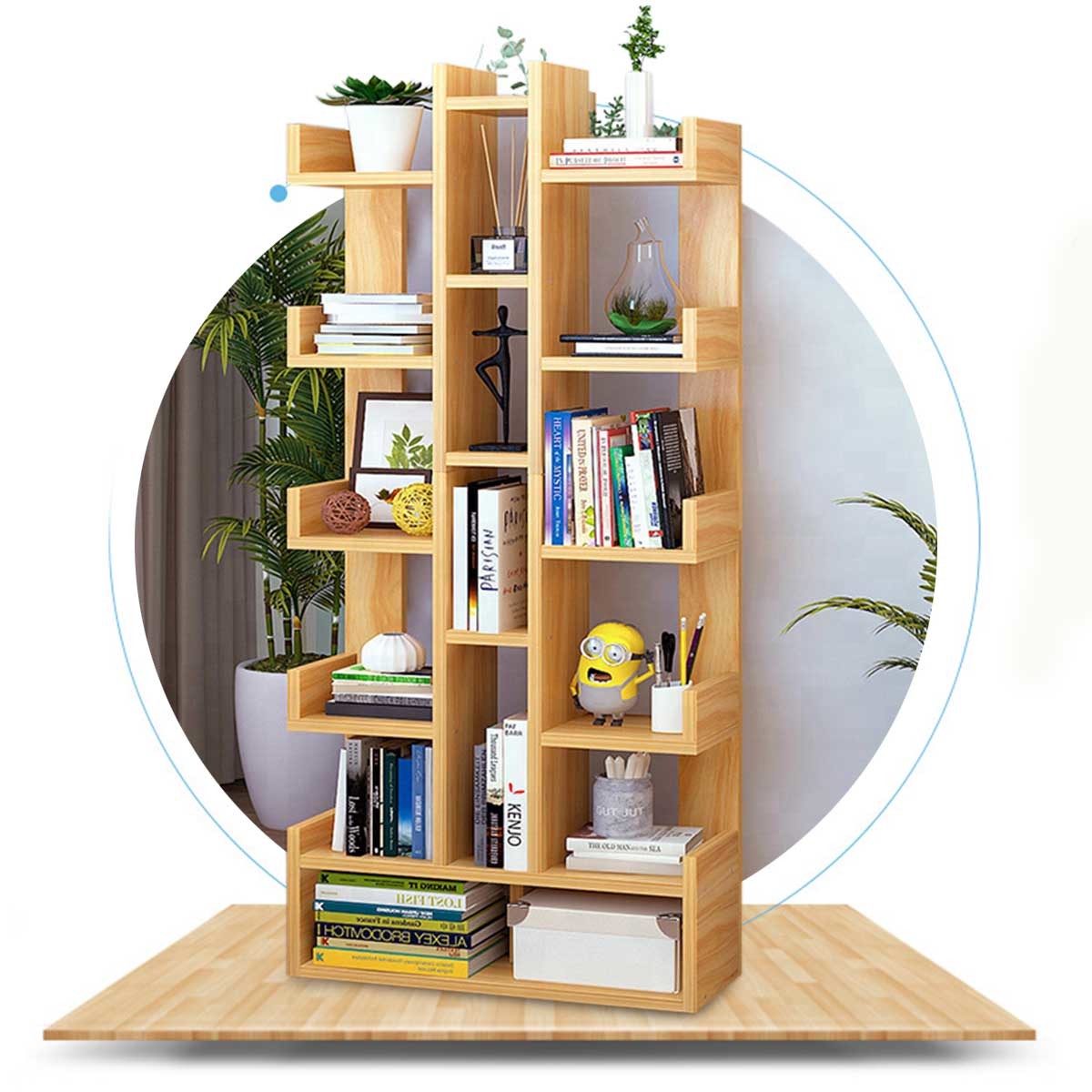 6 Tier Bookshelf Shoe Rack Bookcase