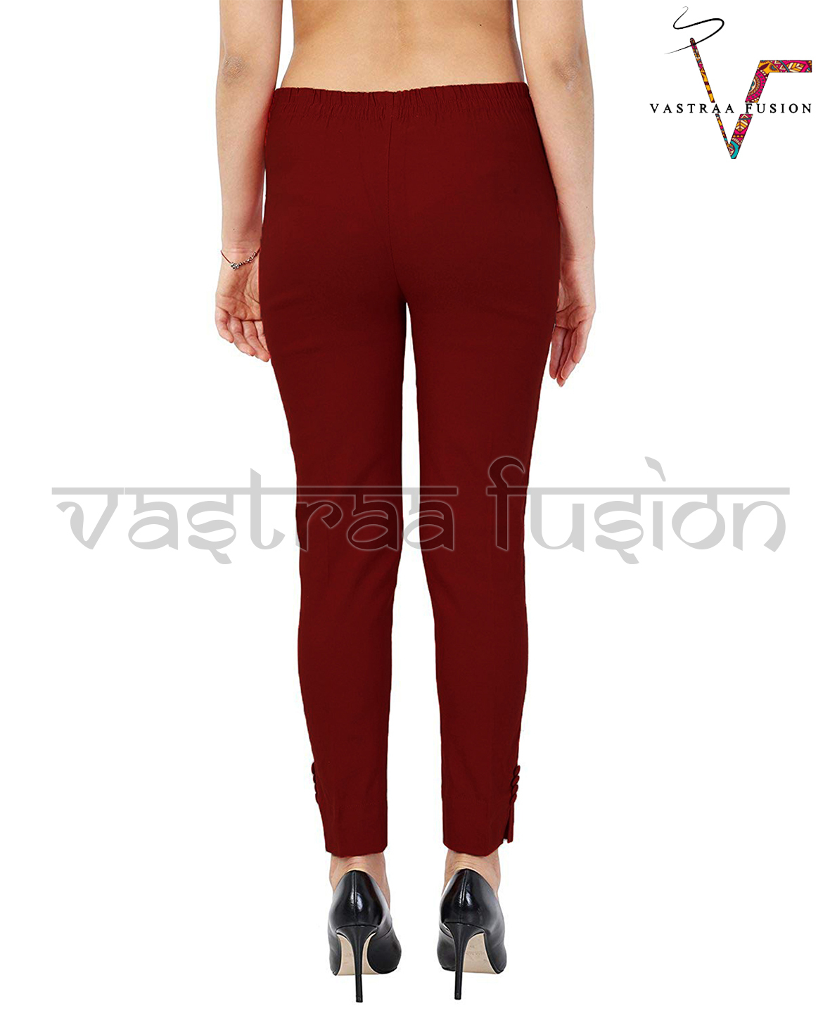 Ladies Ankle Lycra Pants - Cotton Flex, Size Xs To 5xl, Available In 25 Colors | Casual & Festive Wear, All Season Washable Feature