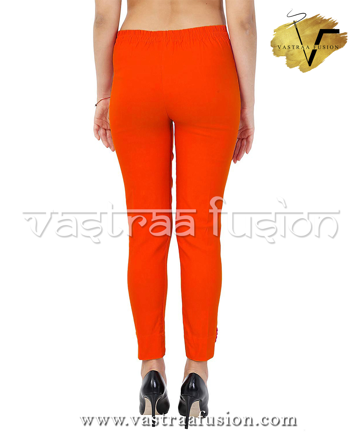 Ladies Ankle Lycra Pants - Cotton Flex Fabric, Available In 25 Colors, Sizes Xs To 5xl, Regular Fit For Casual And Festive Occasions