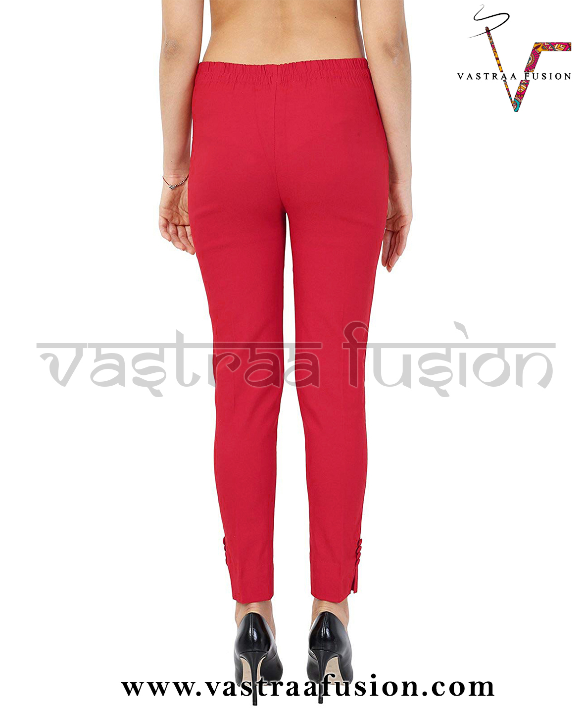 Ladies Ankle Lycra Pants - Cotton Flex, Sizes Xs To 5 Xl, Available In 25 Colors | Regular Fit For Casual And Festive Occasions