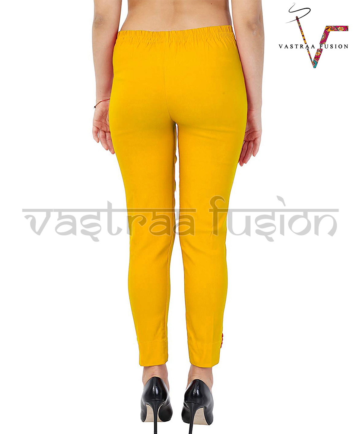 Ladies Ankle Lycra Pants - Cotton Flex, Sizes Xs To 5xl, Available In 25 Colors, Regular Fit For Casual & Festive Occasions, Washable, All Season