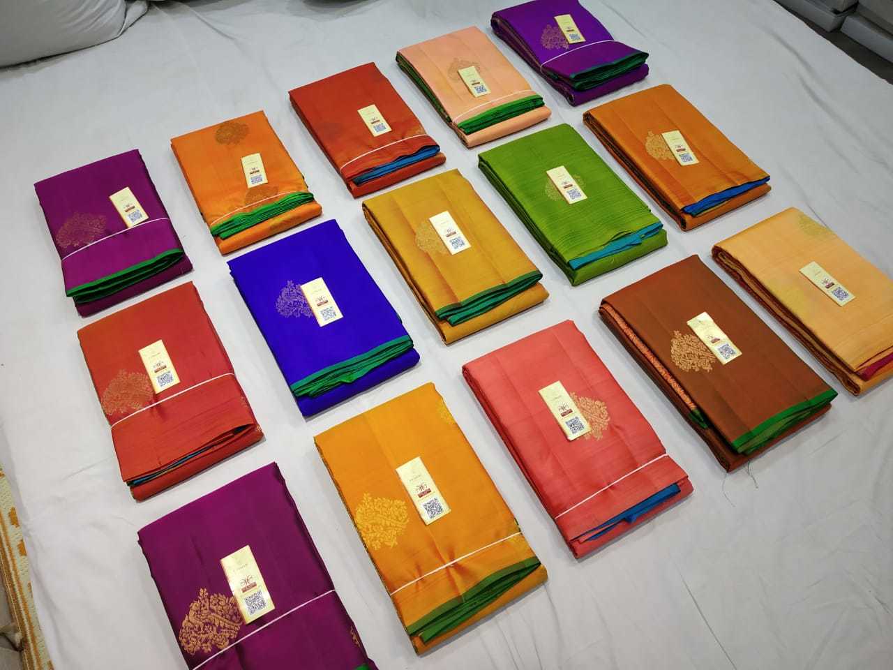 Yellow Pure Silk All Over Butta Soft Silk Saree