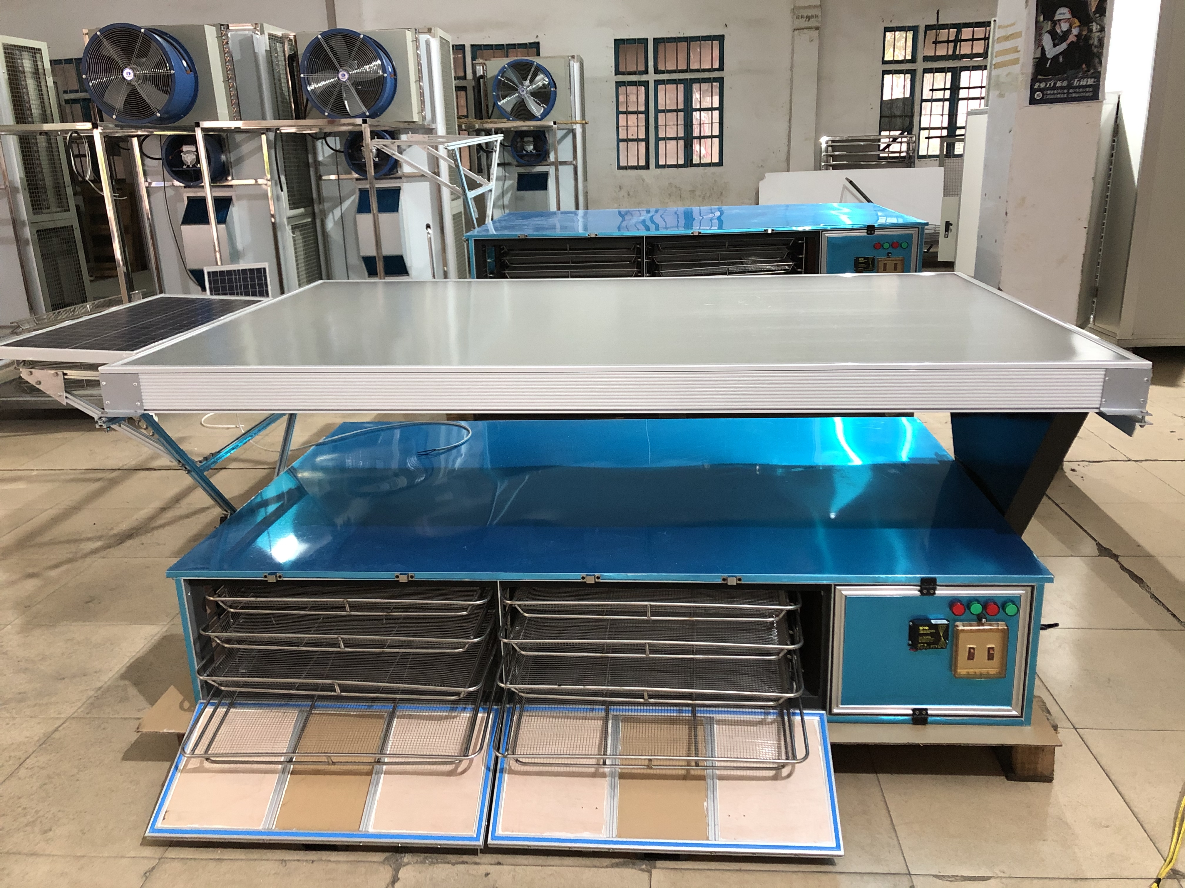 Solar Farm Dryer For Ginger Dryer Machine Dimension(l*w*h): 2100x1300x700 Millimeter (Mm)