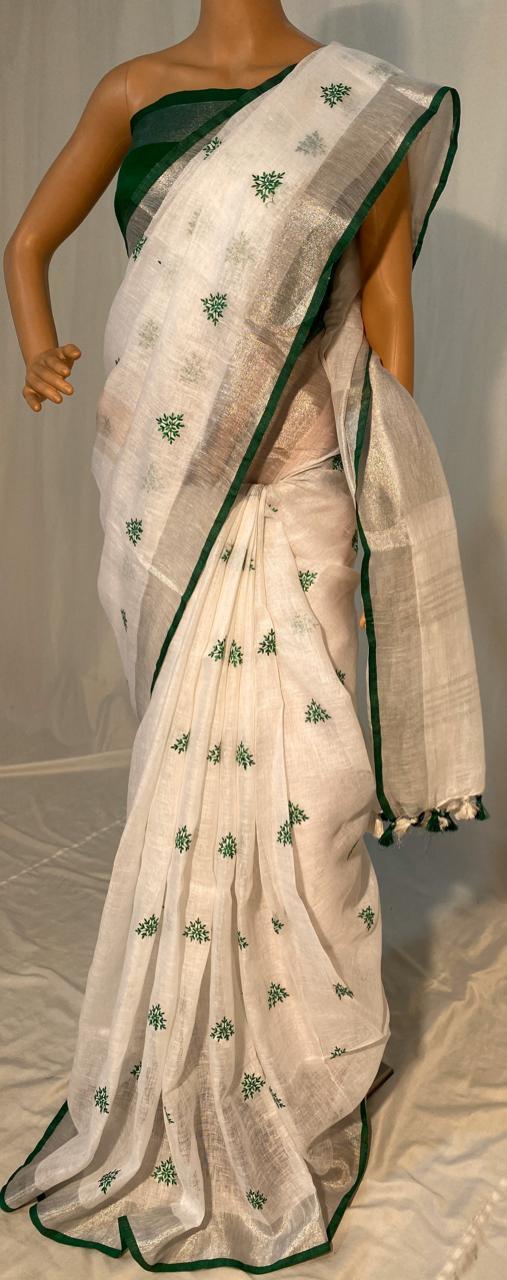 Traditional Ladies Embroidery Saree