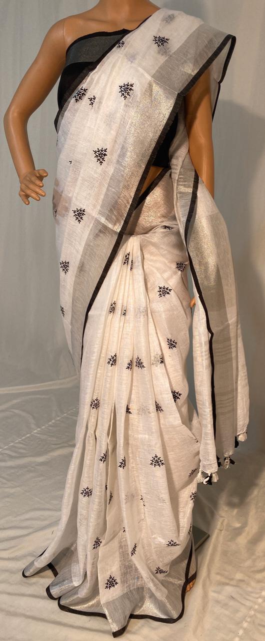 Traditional Ladies Embroidery Saree
