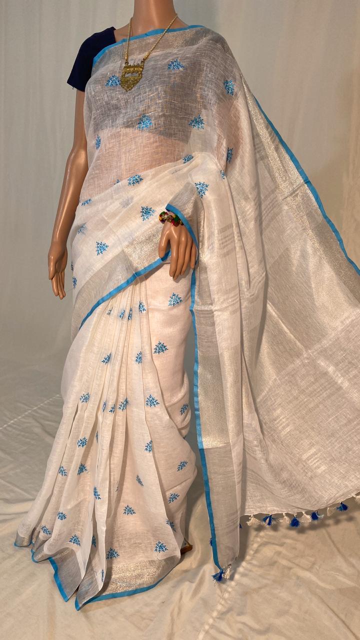 Traditional Ladies Embroidery Saree
