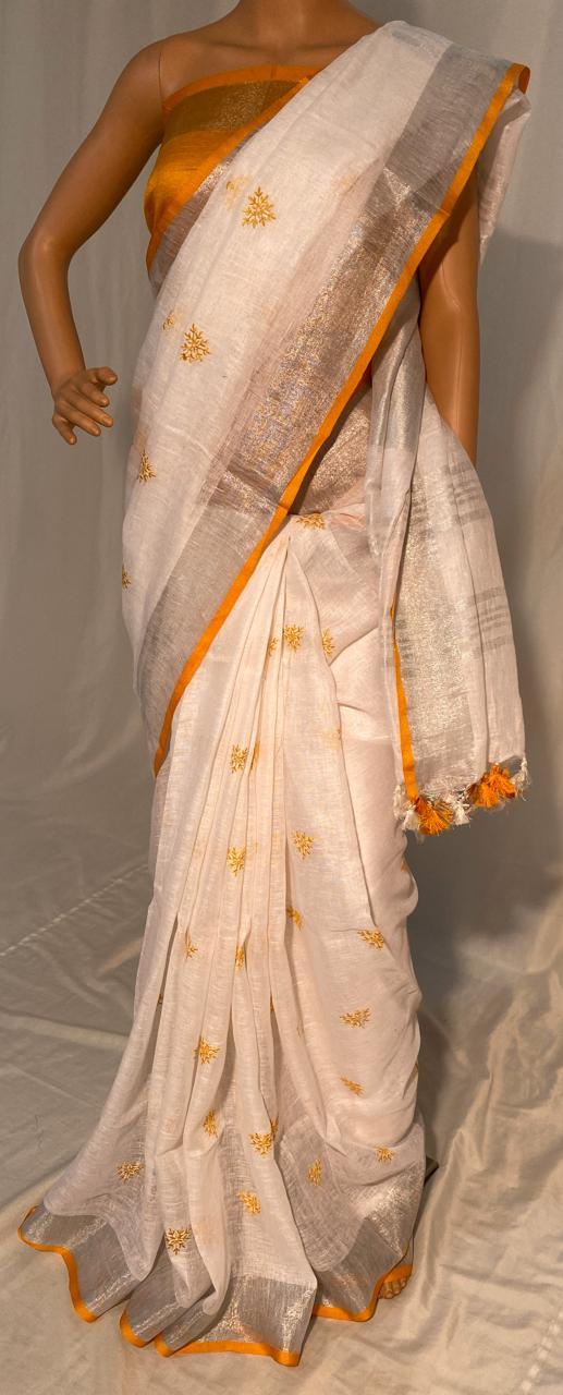 Traditional Ladies Embroidery Saree