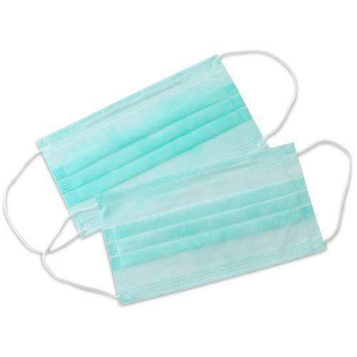 Disposable Mask - Non-woven Fabric, 17x9 Cm, Yellow | 3-ply, Bfe 95%, Breathable Comfort, Secure Fit, Effective Filtration, Disposable Ease