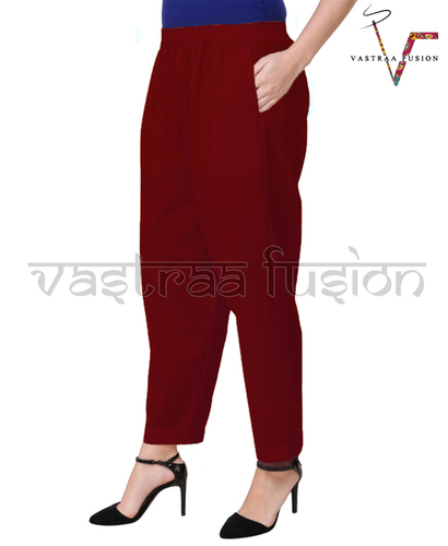 इंडियन लेडीज़ एंकल रेयन पैंट