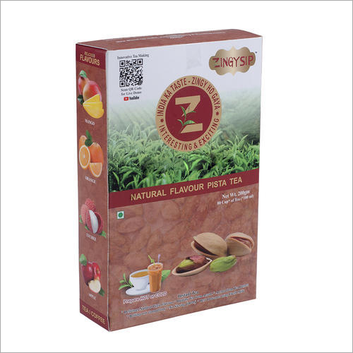 Powder 100 Gm Zingysip Instant Pista Tea