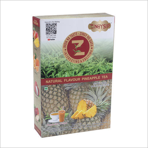 100 Gm Zingysip Instant Pineapple Tea - Pineapple Flavor Powder, No Sugar, Smooth Taste, 18-month Shelf Life | Blended Natural Tea