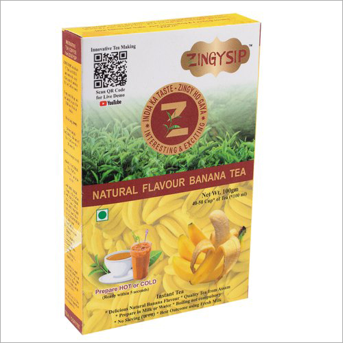 Powder 100 Gm Zingysip Instant Banana Tea