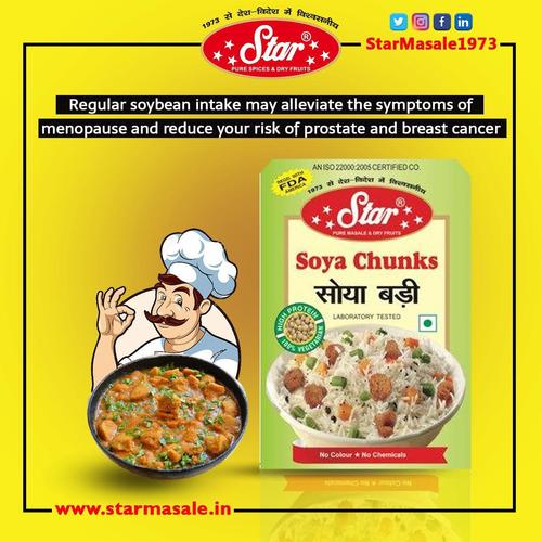 Soya Chunks - 200 G Pack , High Protein Vegan Meat Substitute For Health-conscious Diets
