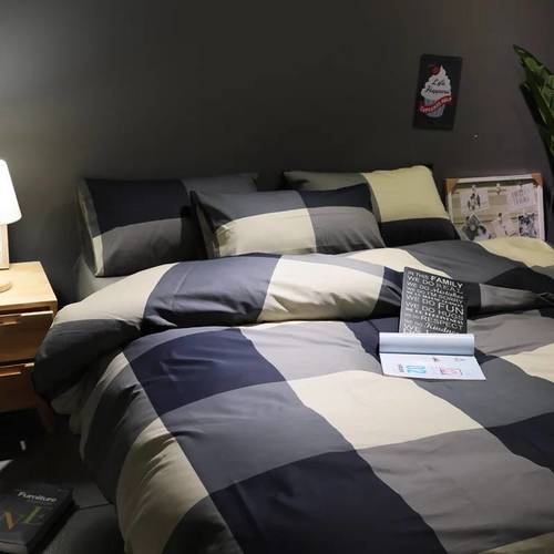 Eit-071 Simple Nordic Cotton Four-piece Set