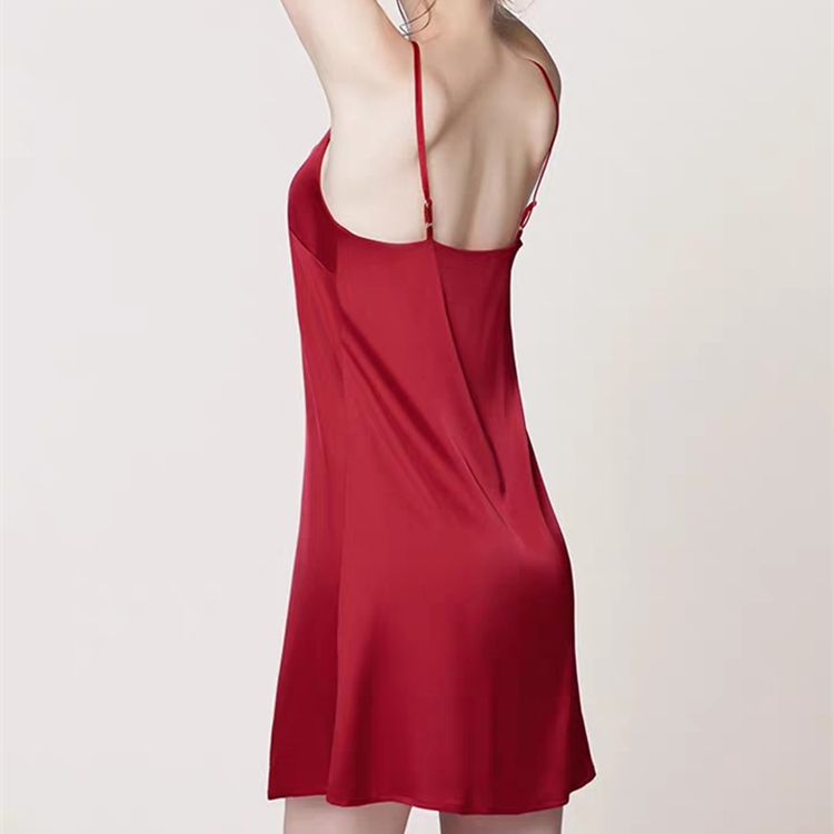 One-piece Silk Pajamas For Women Eit-020