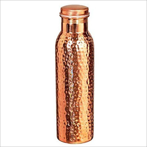 Pure Copper Hammered Bottle Hardness: Rigid