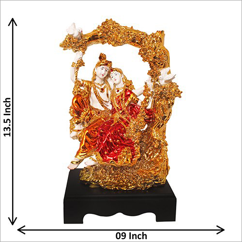 Red Gold Plated Krishana Statue