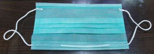 Non Woven Face Mask - Color: Green