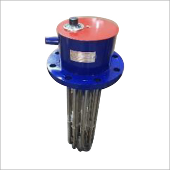 Industrial Immersion Heater - Stainless Steel, 1-10kw Power, 240v Voltage | Up To 300°c Temperature, Dn25-dn100 Flange Size, Up To 10 Bar Pressure