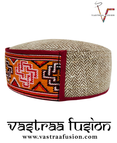 धोने योग्य कुल्लू पारंपरिक पहाड़ी टोपी