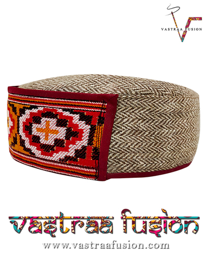 धोने योग्य कुल्लू पारंपरिक पहाड़ी टोपी