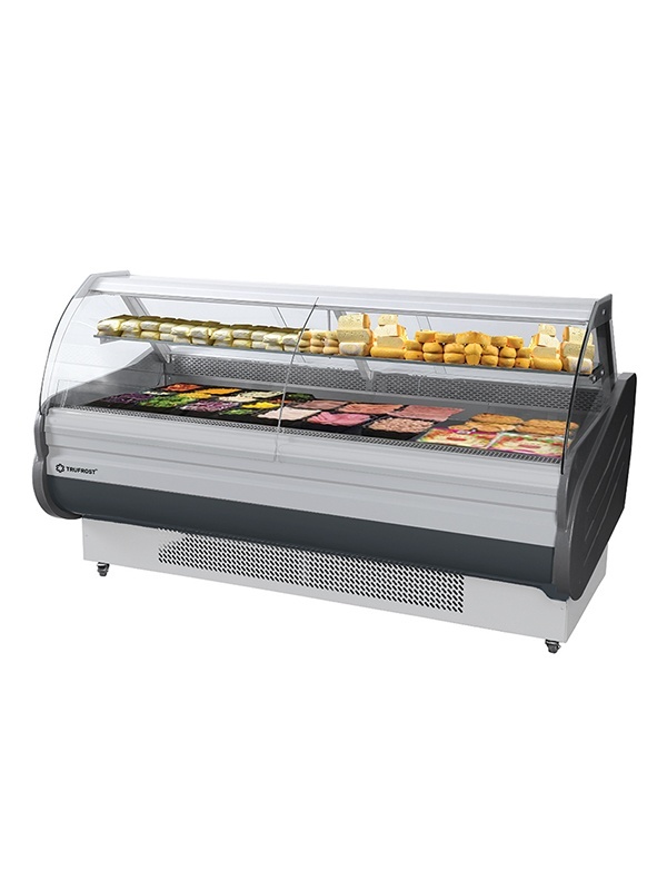 Open Chiller - Stainless Steel, 700x670x2000 Mm, Black, 320l Capacity, -6â°c, R404a Refrigerant, 5.5a Rated Current, 4 Shelves, Eco Friendly, Manual Control