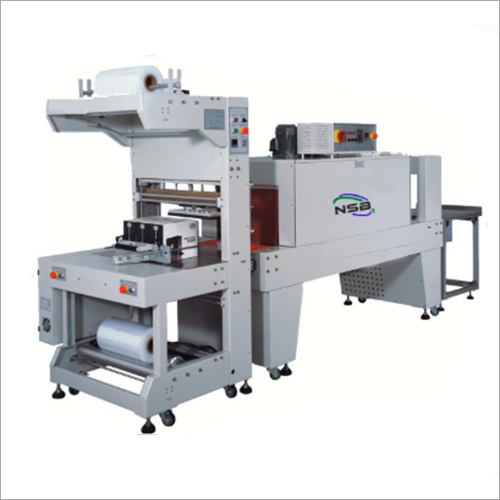 Semi Automatic Shrink Wrapping Machine - MS Powder Coating , One Year Warranty, PLC Control System, Ideal for Boxes and Bottles