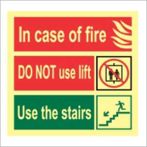 Safety Signage Board Application: Commercial