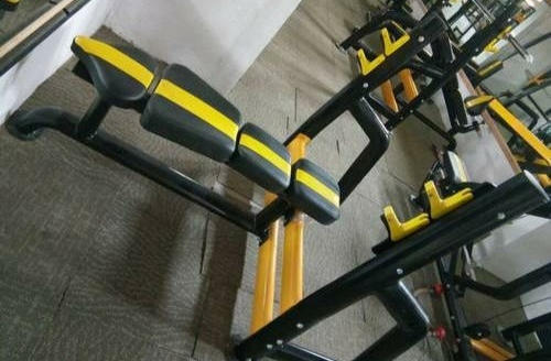 Olympic Flat Bench - 12 Gauge Rectangular Steel, Approximately 150x130x125 Cm | Adjustable, Soft Foam Cover For Comfort, Advanced Double Effect Welding Technology For Stability, Plate Loaded For Muscle Gain, Commercial Grade