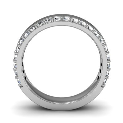 Silver Platinum Wedding Ring