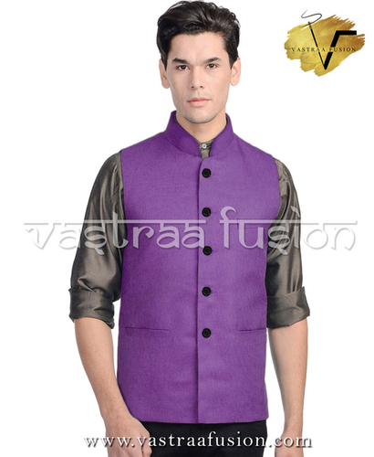 ऑल मेन प्लेन फेस्टिव वियर नेहरू जैकेट