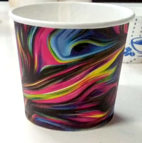Printed Paper Cup - 40 Piece Packet | Itc Material, Available In Multiple Sizes 40-330 Ml, Printed Design