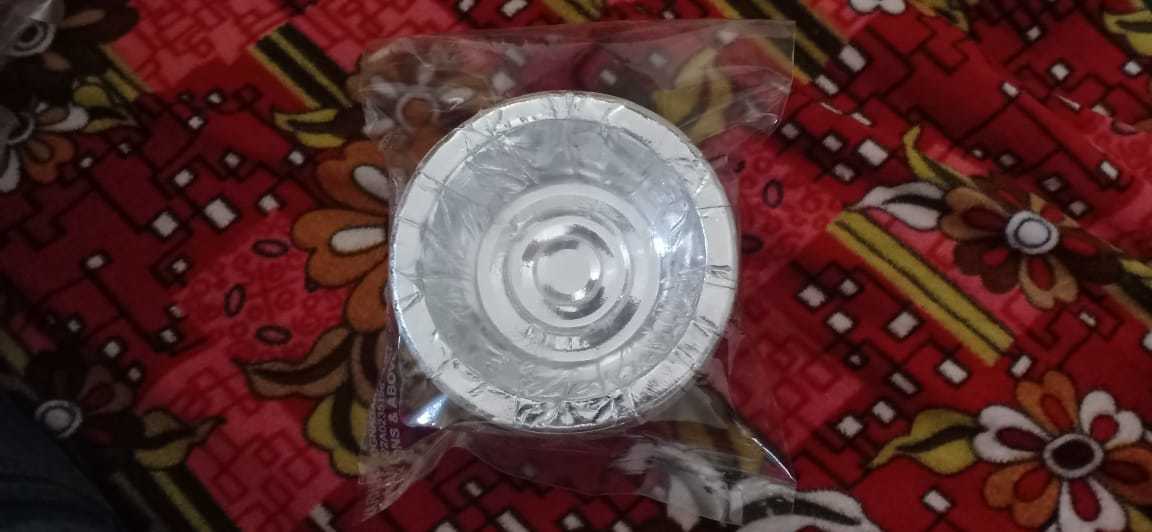 Silver Laminated Paper Dona - 100 Gsm, 6 Inch Size, 30 Pieces Per Packet | Elegant Silver Color Finish