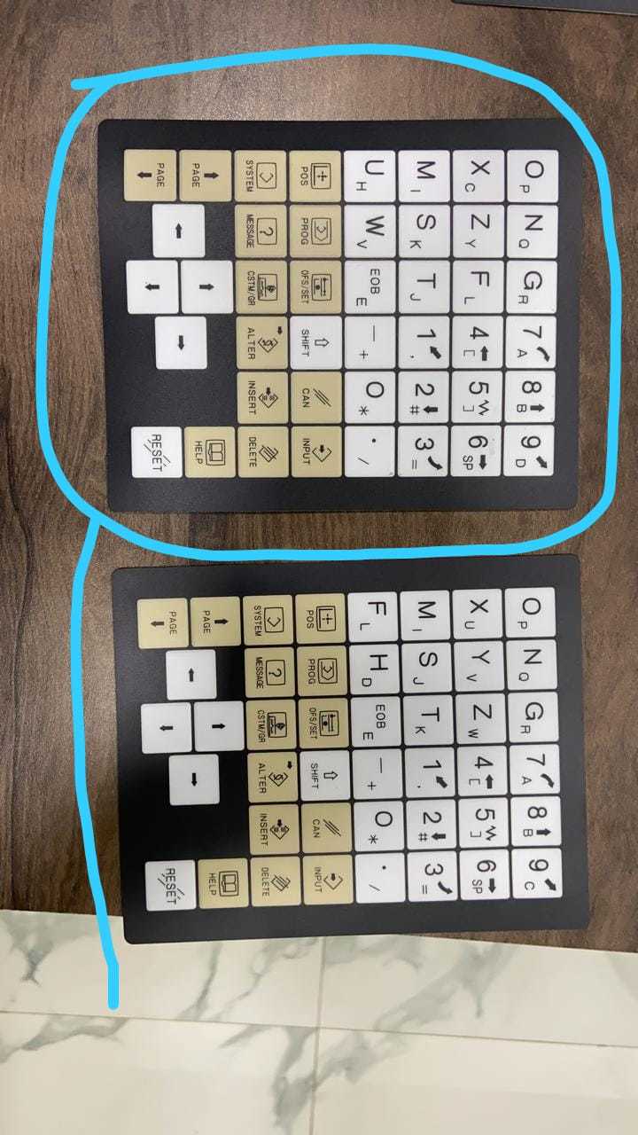 Soft Membrane Keypad - Metal Construction, Cnc Technology | Ergonomic Design With Enhanced Responsiveness And Durability