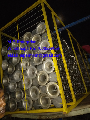 Filter Bag Cage - Color: Silver