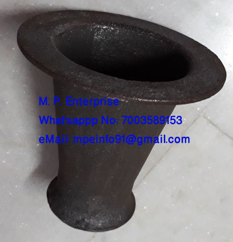 Casting Venturi - Cast Iron, 5mm Thickness, Brown Color | For Bag Filter Systems, Air Cooling, Multiple Material Options Available