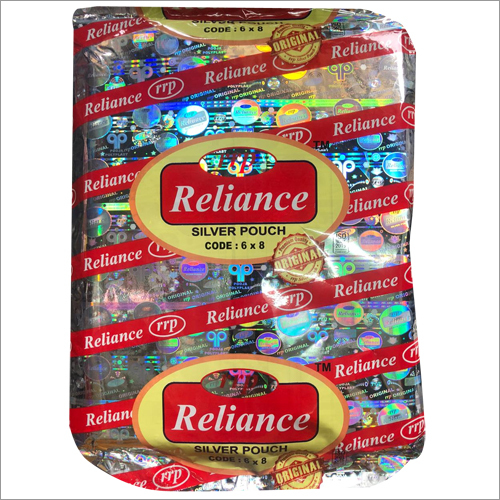 6X8 Silver Packaging Pouch