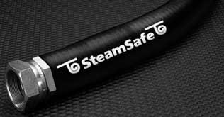 Steam Hose - EPDM Rubber, Steel/Copper Wire Braiding, Up to 200C | High Strength, Fine Finish, Smooth Texture, Wide Variety of Sizes