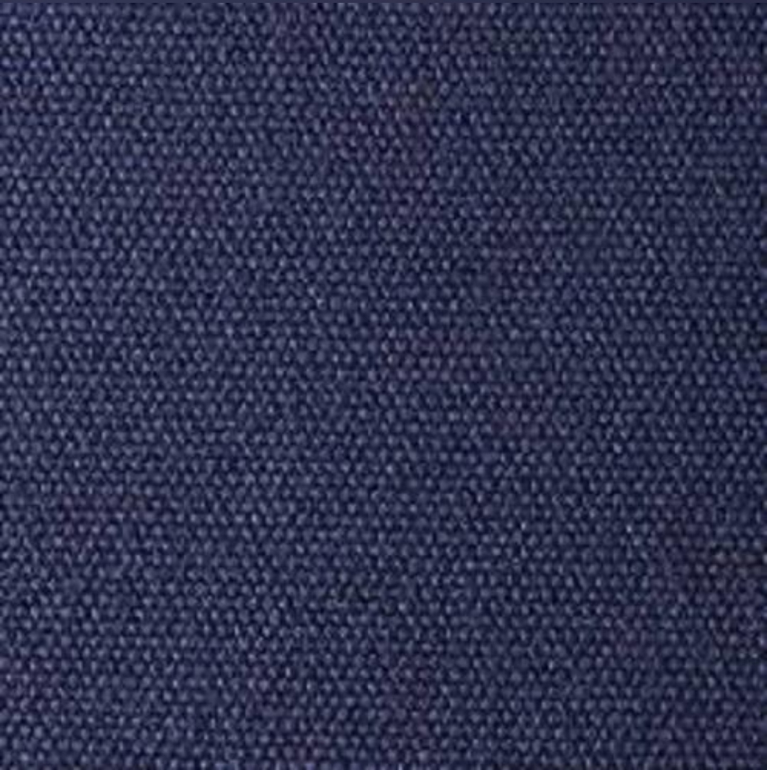 Navy Blue Cotton Canvas Duck Fabric