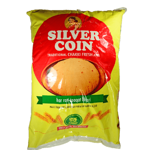 चांदी का सिक्का आटा